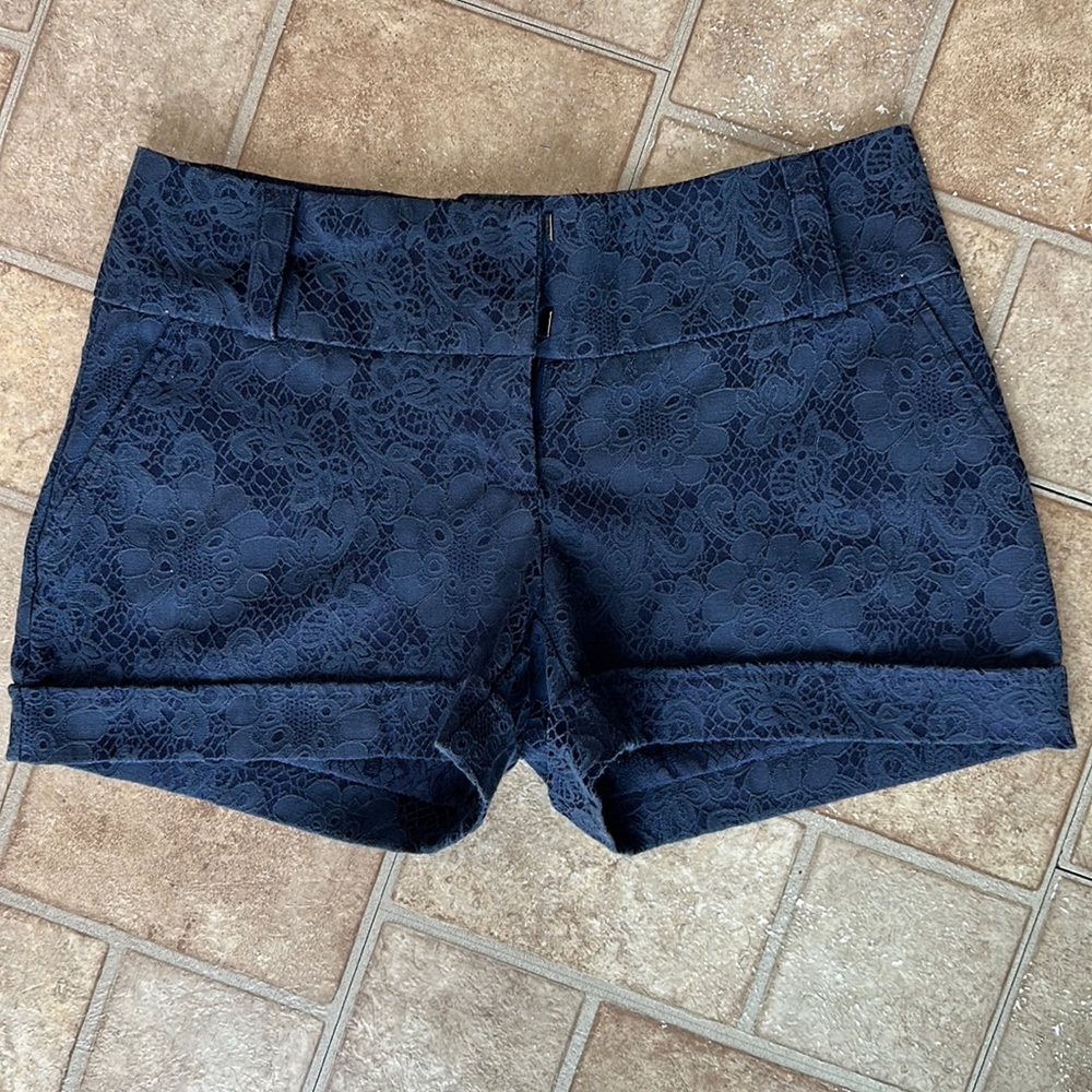 Maurices Lace Navy ‘I am Smart’ Shorts